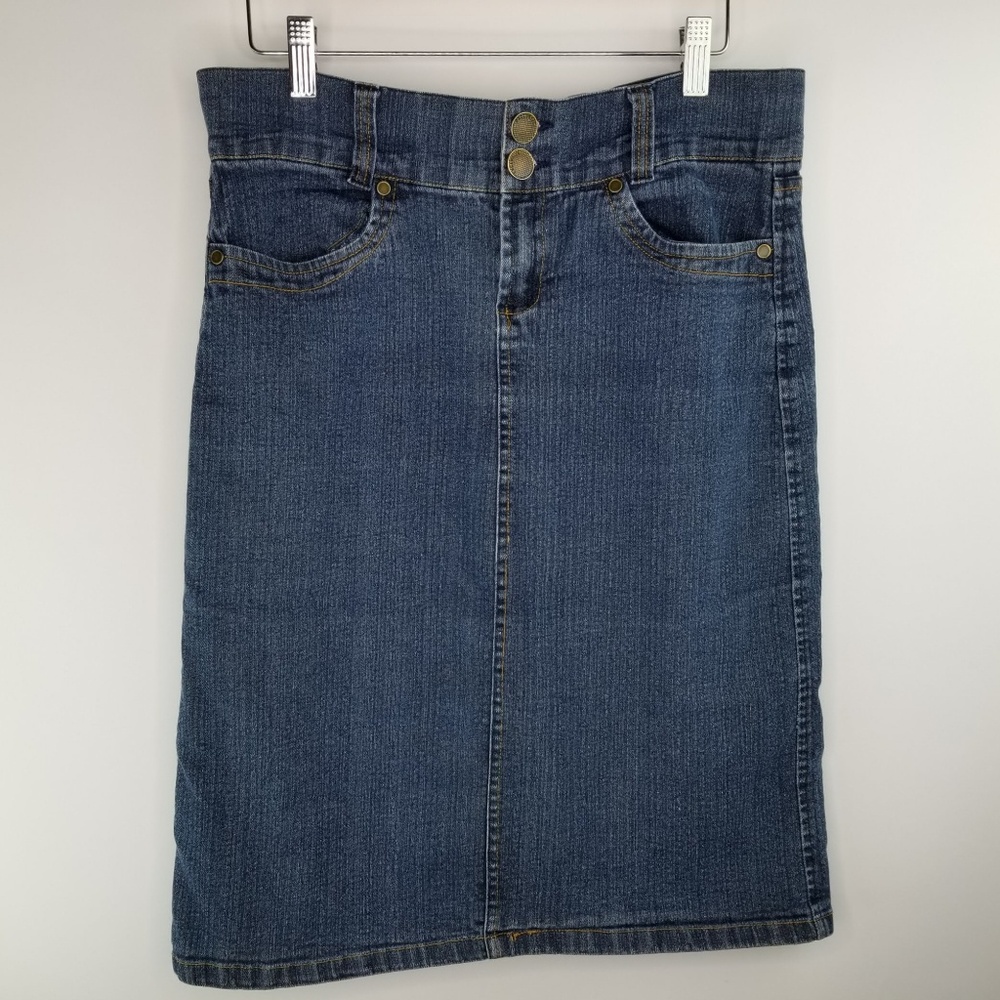 Exclusive Denim Pencil Skirt Sz 11/12